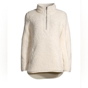 Time n True White Sherpa Pullover